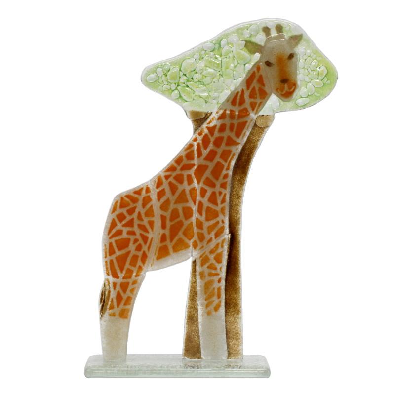 Gerald the Giraffe Fused Glass Ornament - D&J Glassware Fused Glass from thetraditionalgiftshop.pro