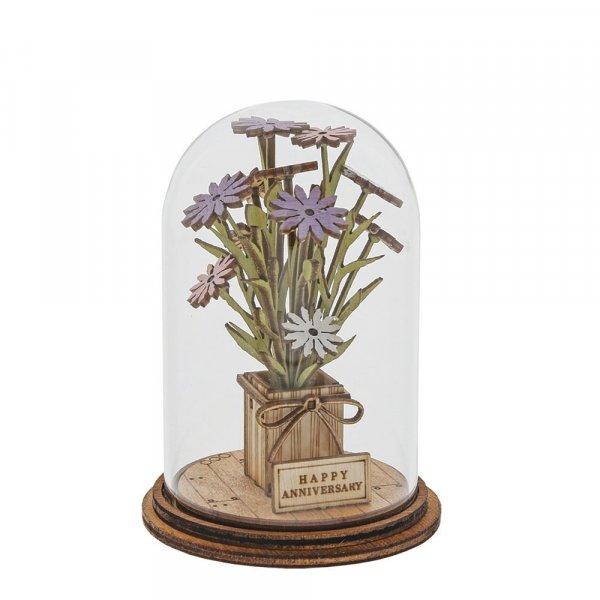 Happy Anniversary Flower Kloche - Kloche from thetraditionalgiftshop.pro
