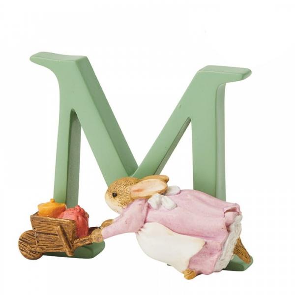 "M" Cecily Parsley Alphabet Letter - Beatrix Potter from thetraditionalgiftshop.pro