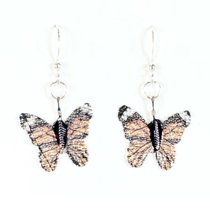 Monarch Butterfly Leaf Earrings - Pure by Coppercraft from thetraditionalgiftshop.pro
