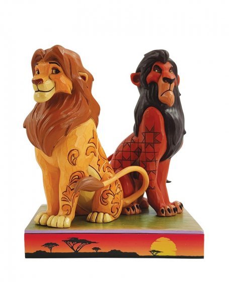 Proud & Petulant (Simba & Scar) - Disney Traditions from thetraditionalgiftshop.pro