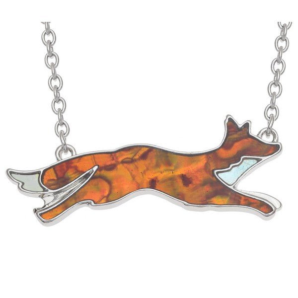 Running Fox Paua Shell Necklace - Tide Jewellery from thetraditionalgiftshop.pro