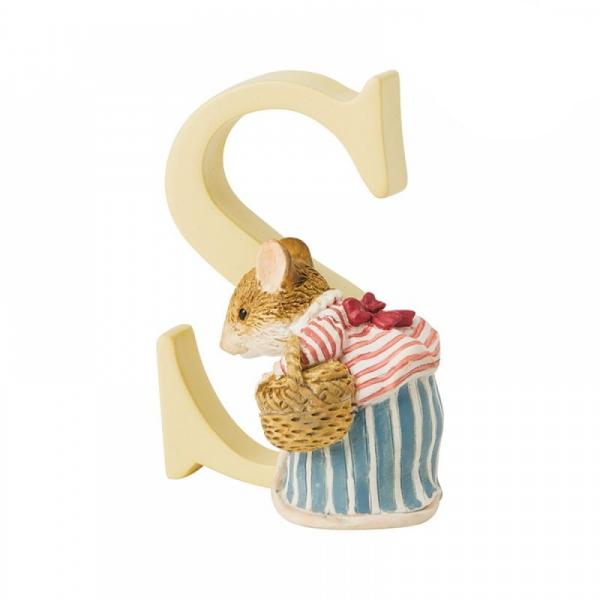 "S" Mrs Tittlemouse Alphabet Letter - Beatrix Potter from thetraditionalgiftshop.pro