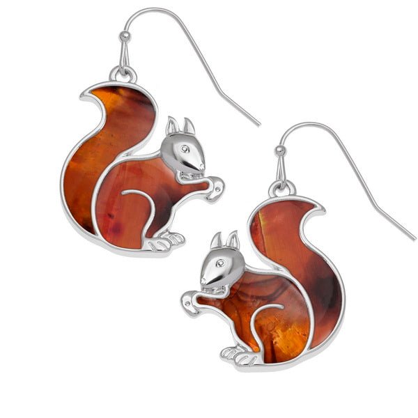 Squirrel Paua Shell Earrings - Tide Jewellery from thetraditionalgiftshop.pro