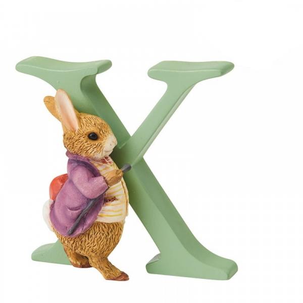 "X" Old Mr Benjamin Bunny Alphabet Letter - Beatrix Potter from thetraditionalgiftshop.pro